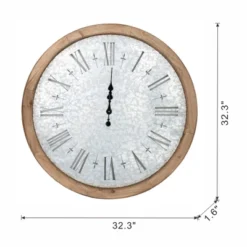 Dexmalle Grant Oversized Wall Clock With Fir Wood Frame 17 Dexmalle Grant Oversized Wall Clock With Fir Wood Frame -Fradel & Spies GUEST 4bfbc198 a6b6 4774 9593 07c4dfff5e97