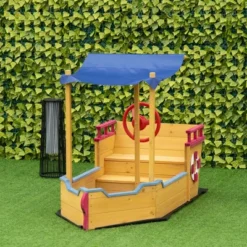 Dexmalle Pirate Ship Sandbox With Cover And Rudder -Fradel & Spies GUEST 4cab7b07 f0a7 4613 9f89 98aa8dbe2dc2