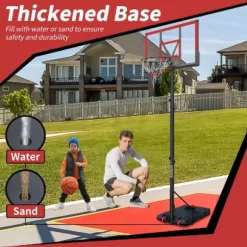 Dexmalle 44 Inch Backboard Portable Basketball Goal System -Fradel & Spies GUEST 4cbdaf5a 91ff 4038 98da 2f0f19145273