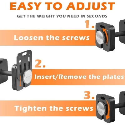 Dexmalle Square Dumbbell 9 In 1 Free Adjustable Dumbbell 4 Dexmalle Square Dumbbell 9 In 1 Free Adjustable Dumbbell - Image 2