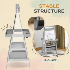 Dexmalle Double Sided Kids Art Easel With Paper Roll -Fradel & Spies GUEST 51e5b9e4 8304 453c a5c8 963c0bbaac73