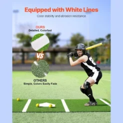 Dexmalle 10x3.8 Ft Indoor/Outdoor Portable Baseball Softball Hitting Mat -Fradel & Spies GUEST 5261b56b 5ecc 4677 866a 5a13413e80fb