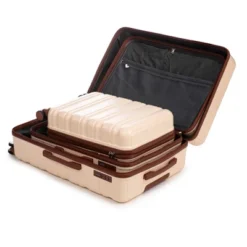 Dexmalle 3 Pcs/set In ABS Spinner Wheel Luggage With Combination Lock -Fradel & Spies GUEST 52aeec97 868c 4cc4 af3f 155fe39fbb78