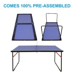 Dexmalle Portable Table Tennis Ping Pong Table Set With Accessories Indoor Game 13 Dexmalle Portable Table Tennis Ping Pong Table Set With Accessories Indoor Game -Fradel & Spies GUEST 52e957f7 6966 48db b867 f9f7838b7e4f