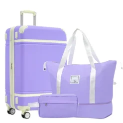 Dexmalle 24IN Hardshell Luggage Sets With Bags Lightweight -Fradel & Spies GUEST 54937482 5e3e 47f7 adee 40a8373889b8