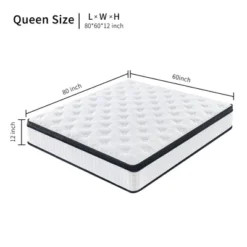 Dexmalle QUEEN Size 12 Inch Hybrid Mattress Individual Pocket Spring -Fradel & Spies GUEST 59072226 f7e0 4524 ac86 5180d652688c