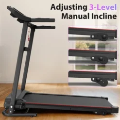 Dexmalle 2.5HP Folding Treadmill Electric Running Machine W/Bluetooth App Self-standing -Fradel & Spies GUEST 59e170c6 8fb0 4257 a2df 1a96f15a03c8