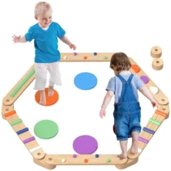 Dexmalle Kids Wooden Balance Board With Stepping Stones -Fradel & Spies GUEST 5c449845 a902 4610 84f7 569725c5dfcb