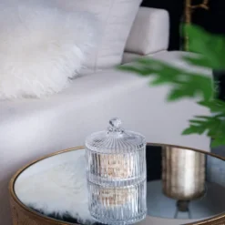 Dexmalle D4x6"Ancell Lidded Glass Jar -Fradel & Spies GUEST 5cdc64c2 48f1 4a3b a054 b2996454be89