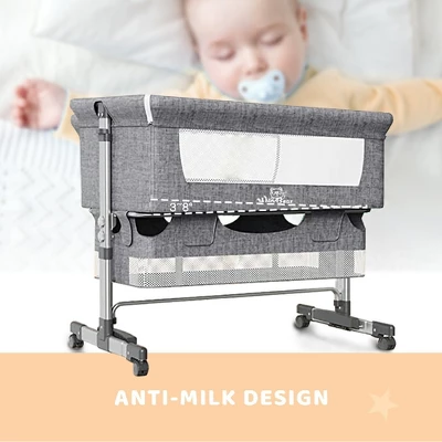 Dexmalle Adjustable Portable Baby Bassinet 3 Dexmalle Adjustable Portable Baby Bassinet