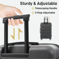 Dexmalle 3 Piece Double Spinner Wheels Suitcase With Handle Password Lock -Fradel & Spies GUEST 5e37d072 1353 4159 bad8 aedba452e172