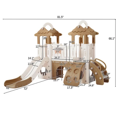 Dexmalle 8-1 Toddler Climber And Slide Set 13 Dexmalle 8-1 Toddler Climber And Slide Set - Image 11