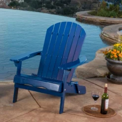 Dexmalle Rustic Style Adirondack Chair