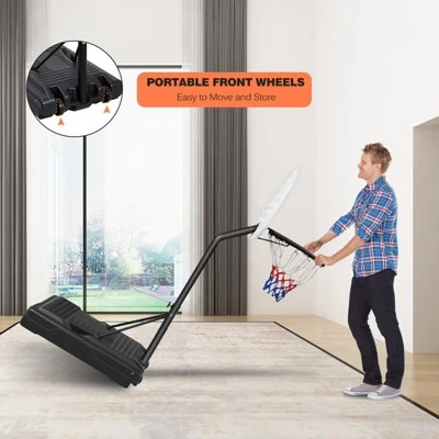 Dexmalle 3.1ft To 4.7ft Height-Adjustable Basketball System Goal Stand For Kids 4 Dexmalle 3.1ft To 4.7ft Height-Adjustable Basketball System Goal Stand For Kids - Image 2