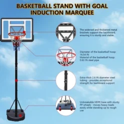 Dexmalle Indoor/Outdoor Basketball Goal With Water/Sand Base -Fradel & Spies GUEST 62517e68 1aec 47f1 b519 7ee3b6764527