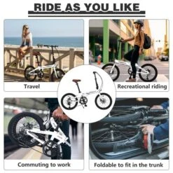 Dexmalle7-Speed Lightweight Aluminum 20" Folding Bike,Whuite -Fradel & Spies GUEST 626471f1 effb 431e be70 23927adc0ec5