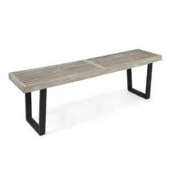 Dexmalle Modern Artist Patio Dining Bench