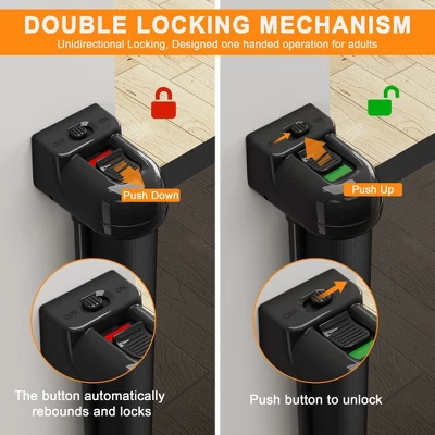 Dexmalle 2-Pack Retractable Baby Gate 4 Dexmalle 2-Pack Retractable Baby Gate - Image 2