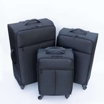 Dexmalle Oxford Cloth Suitcase Black(No Password Lock) 5 Dexmalle Oxford Cloth Suitcase Black(No Password Lock) - Image 3