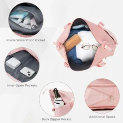 Dexmalle ABS Durable Suitcase With Travel Ba