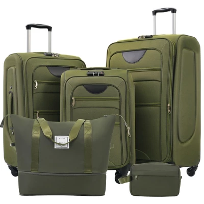 Dexmalle Softside Luggage Expandable 3 Piece Set Suitcase 12 Dexmalle Softside Luggage Expandable 3 Piece Set Suitcase - Image 10