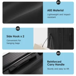 Dexmalle Exquisite Wave-patterned Suitcase Set 3 Piece -Fradel & Spies GUEST 6676432d b135 4728 a4bf 1e273f618180