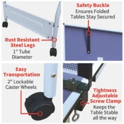 Dexmalle 9ft Mid-Size Table Tennis Table Foldable 18 Dexmalle 9ft Mid-Size Table Tennis Table Foldable -Fradel & Spies GUEST 66e5932b c6dd 4f6d bcd9 d9b5d61c128c
