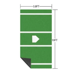 Dexmalle 10x3.8 Ft Indoor/Outdoor Portable Baseball Softball Hitting Mat -Fradel & Spies GUEST 674a21ee f537 47ab 990e 9705cb562f13