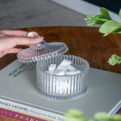 Dexmalle D4x6"Ancell Lidded Glass Jar