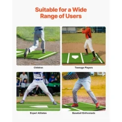 Dexmalle 10x3.8 Ft Indoor/Outdoor Portable Baseball Softball Hitting Mat -Fradel & Spies GUEST 6a61d205 2279 4bda 9eea 80891b935fc9