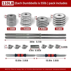 Dexmalle Home Gym Cast Iron Barbell Sets 110lbs 14 Dexmalle Home Gym Cast Iron Barbell Sets 110lbs -Fradel & Spies GUEST 6ac3dfd6 7bb2 4673 a07c eb6d05f2c456