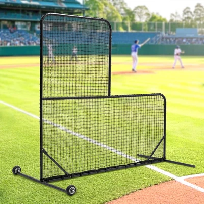 Dexmalle L-Shaped Baseball Net For Batting Cages 3 Dexmalle L-Shaped Baseball Net For Batting Cages