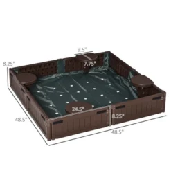 Dexmalle Kids Outdoor Sandbox With Cover Garden Bed 10 Dexmalle Kids Outdoor Sandbox With Cover Garden Bed -Fradel & Spies GUEST 72d37f14 3913 4257 99d9 a0f06bf21a53