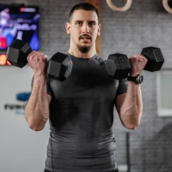 Dexmalle Rubber Weights Exercise Fitness Dumbbell