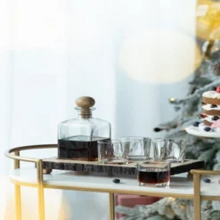 Dexmalle S/6 Alaine Bar Set With Mango Wood Stand -Fradel & Spies GUEST 732389f4 b33f 4975 b4e4 7210a7192be3