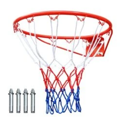Dexmalle Basketball Rim Replacement 18" Steel Rim With Net -Fradel & Spies GUEST 75f9e864 718b 464b a113 075db36713f6