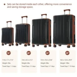 Dexmalle Hardshell Luggage Sets 6 Piece Suitcase Set -Fradel & Spies GUEST 773fe5d7 903a 4fca 853c cddf1579b50c