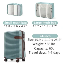 Dexmalle 24-inch Suitcase And 2 Packing Cubes -Fradel & Spies GUEST 77e61ec2 08a7 45fd 9b7c 5b57716ba0b1