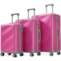 Dexmalle Exquisite Wave-patterned Suitcase Set 3 Piece -Fradel & Spies GUEST 7951c1f2 2ce6 4ce4 b91e 3972b6cb998f