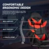 Dexmalle Ergonomic Black-Red Gaming Chair With PU Seat -Fradel & Spies GUEST 7b0e4152 80a8 4062 9ee5 a40e09b0c71c
