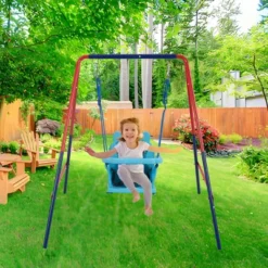 Dexmalle Green And Blue Interesting 2 In 1 Baby Swing -Fradel & Spies GUEST 7b88c326 db8d 4fe2 8821 e67ae79539cb