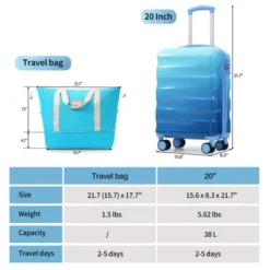 Dexmalle 20" Carry-on Luggage With Cup Holder -Fradel & Spies GUEST 7b8b2948 2c19 448b 8740 76cc962fe370