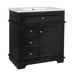 Dexmalle 30" Bathroom Vanity With Multi Storage -Fradel & Spies GUEST 7c237f55 b2a4 4b92 a6fa 77785983df1a