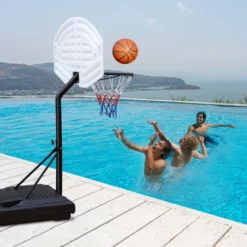 Dexmalle Portable Poolside Basketball Hoop