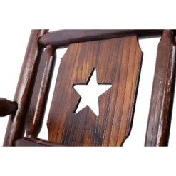 Dexmalle Rustic Outdoor Wood Rocking Bench,Garden/Backyard, -Fradel & Spies GUEST 7f1677b7 1266 4829 b5ab d41013042665