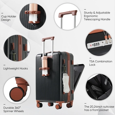 Dexmalle Luggage Set Of 3 6 Dexmalle Luggage Set Of 3 - Image 4
