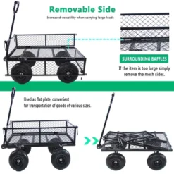 Dexmalle Wagon Cart Garden Cart Trucks