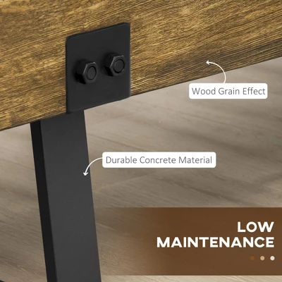 Dexmalle Garden Bench With Metal Legs,Patio 5 Dexmalle Garden Bench With Metal Legs,Patio - Image 3