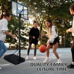 Dexmalle Basketball Hoop Adjustable Height 4.74-10 FT -Fradel & Spies GUEST 82187521 a682 4663 b707 f9bbd7e0b3aa