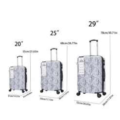 Dexmalle 3-piece Luggage Set With PC Multifunctional Large Capacity Luggage Luggage Suitcase -Fradel & Spies GUEST 827b2529 089b 4b23 abd0 5508778f0a83